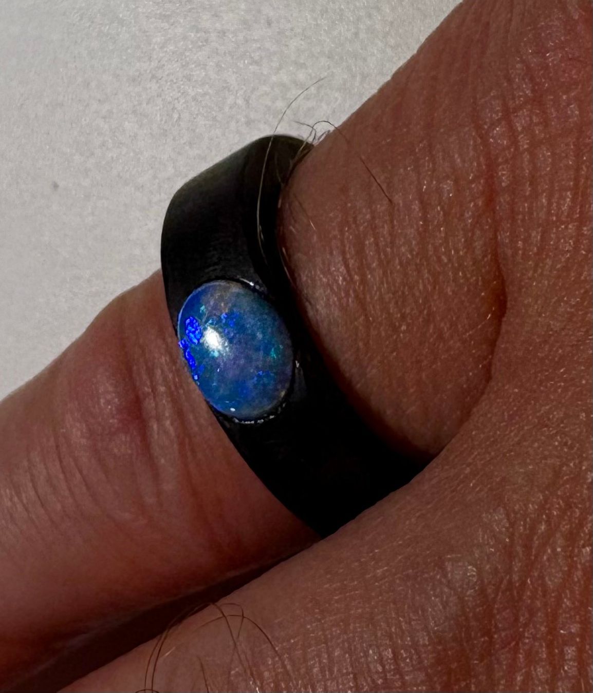 Anelli: Ring Australischer Crystal-Opal+Mooreiche, Grösse 54 – Nuovo (secondo la descrizione) da Wilen b. Wil venduto da Tschirio 6