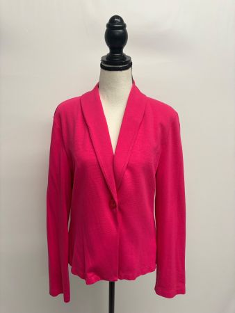 Rich&Royal Blazer pink Gr. XL Jersey gerade Viskose