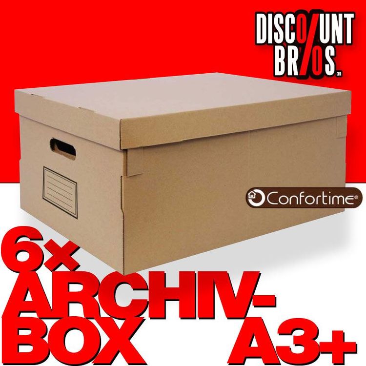 NEU 6 × Mehrzweckboxen ARCHIV-BOX A3+ | Kaufen auf Ricardo