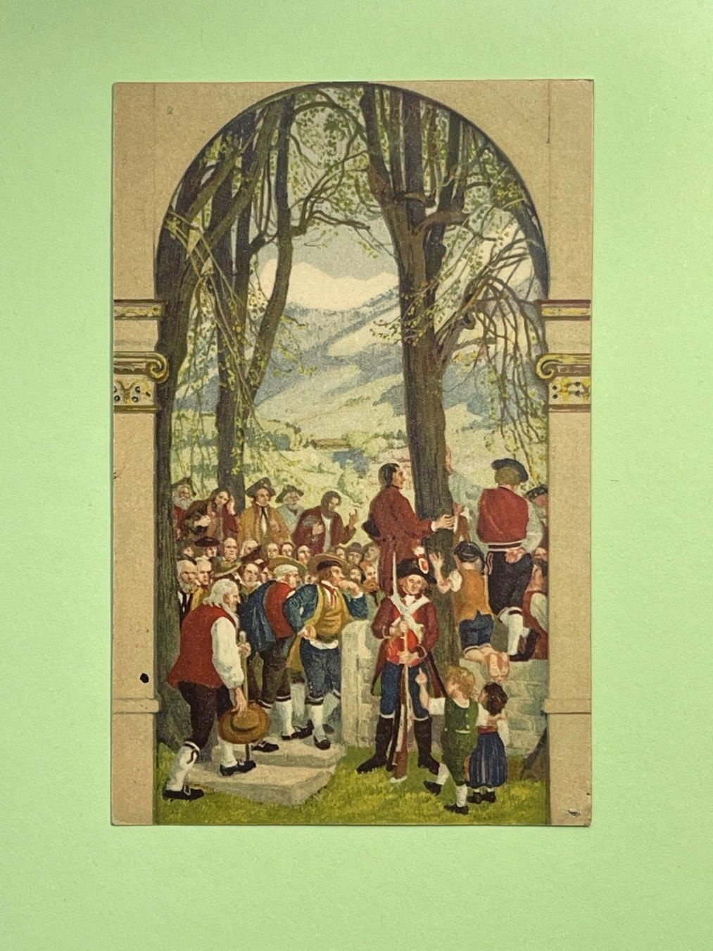 Cartoline postali: Bundesfeier Postkarte 1918 – Usato da Steg VS venduto da _vinci_