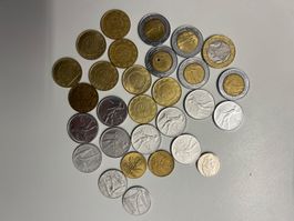 Diverse Lire Münzen 1953 - 1992 (29 Stück)