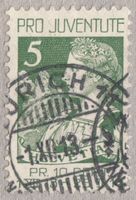 SBK J1 mit Ersttag-Vollstempel Zürich