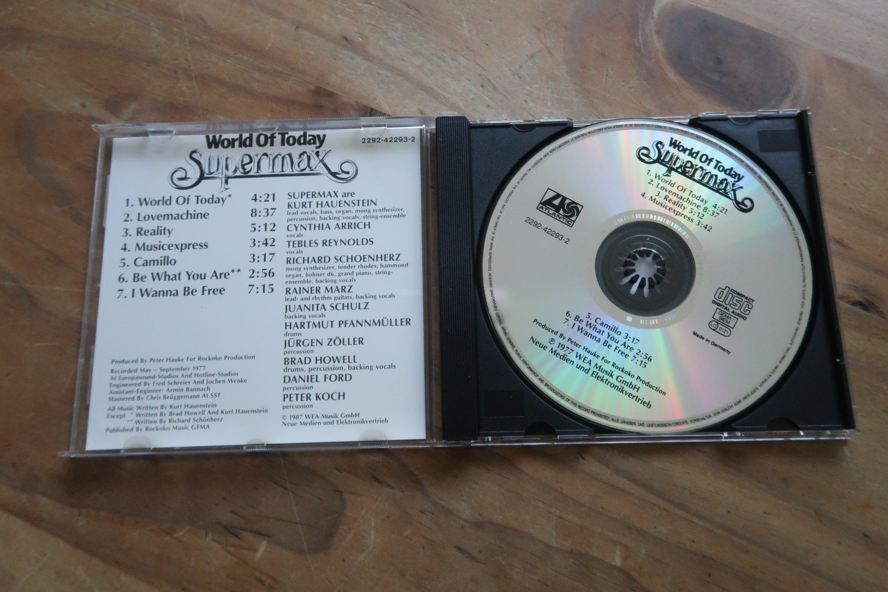 CD: SUPERMAX - WORLD OF TODAY - CD – Usato da Basel venduto da Patiscat 3