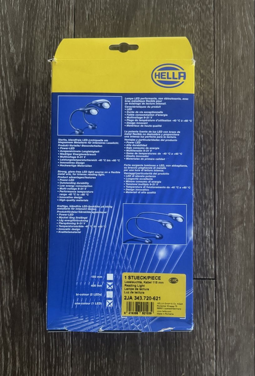 Lampade: Hella Leseleuchte für Camper oder Boot originalverpackt – Nuovo e nell'imballaggio originale da Windisch venduto da Anja13 1