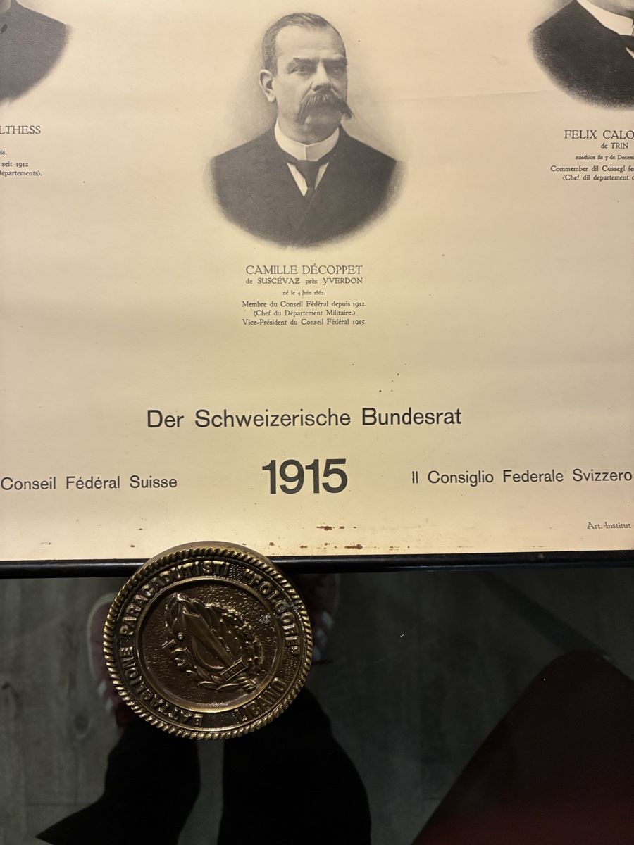 Foto & Immagini: Historisches Bundesrat Poster 1915 – Usato da Cham venduto da Dst82 1