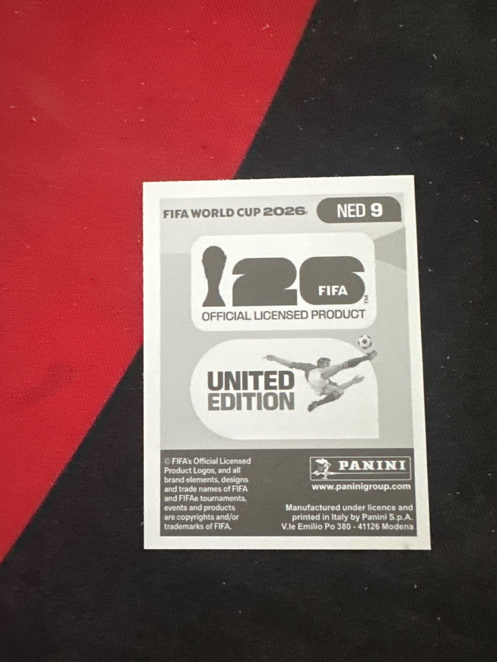 Panini Carte collezionabili: Panini FIFA WM 2026 Sticker - NED 9 – Usato da Sulz AG venduto da DealWerk 1