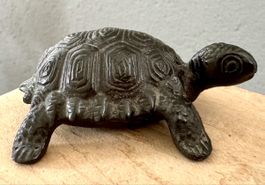 Schildkröte aus Metall Gusseisen Messing (???)