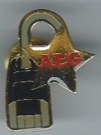 Plaquettes & Badges: AEG Staubsauger Pin – D'occasion à Zürich par t24_de