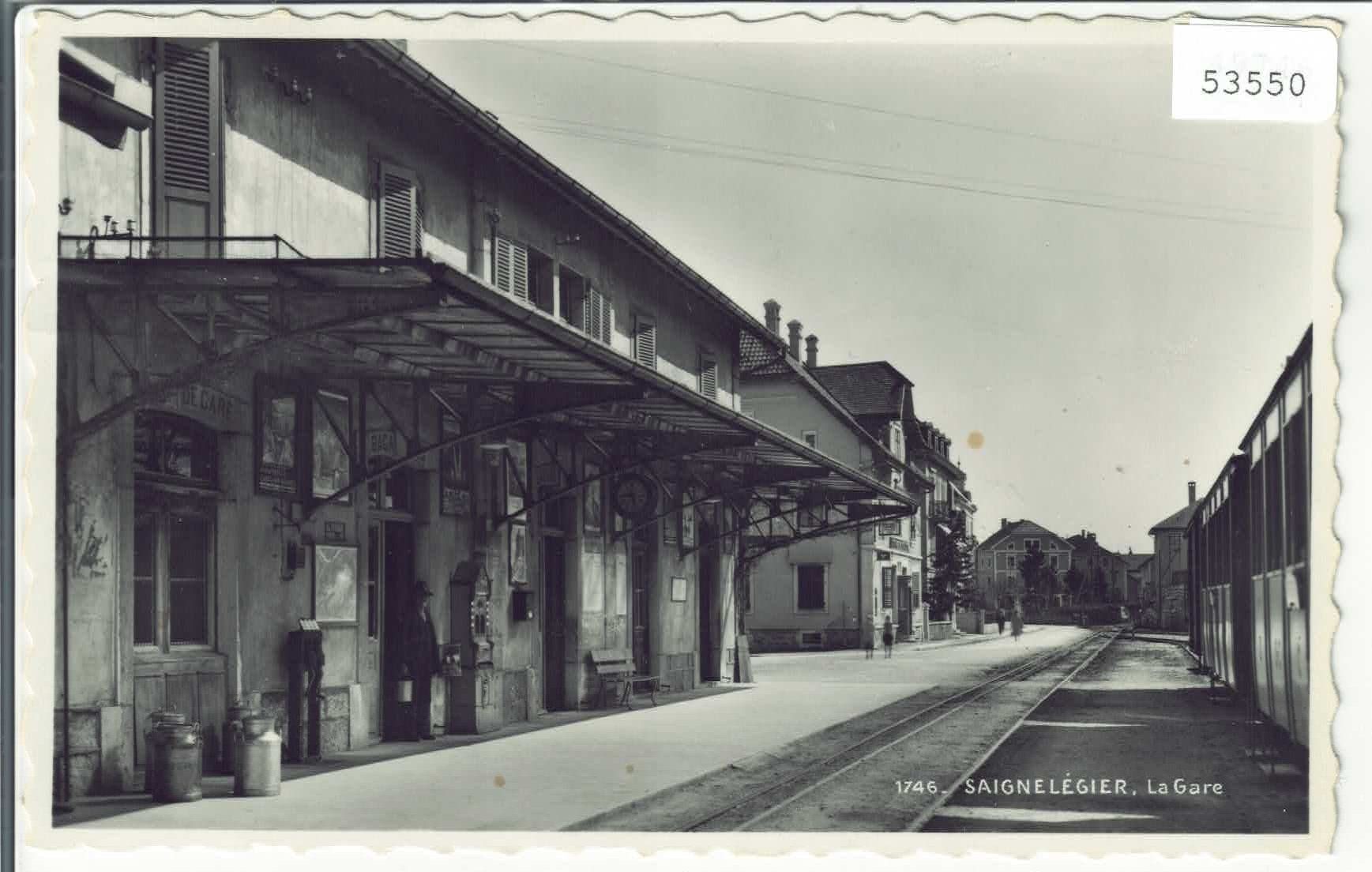 Ansichtskarten: Saignelegier - La gare – Gebraucht aus Ettingen von Kartenplanet