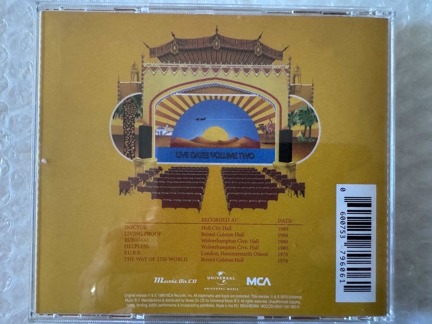 CD: Wishbone Ash - Live Dates Vol. 2 – Nuovo (secondo la descrizione) da Duggingen venduto da Kisha010 2