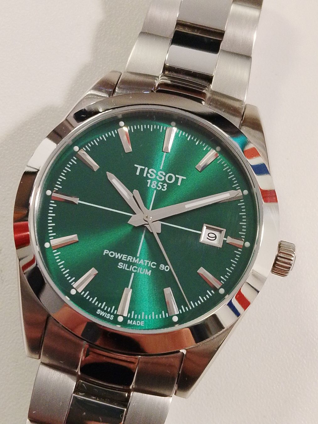 Tissot Orologi: Neue Automatic Tissot Powermatic 80 Silicium Spirale top – Nuovo (secondo la descrizione) da Biel/Bienne venduto da Vintage-timearts