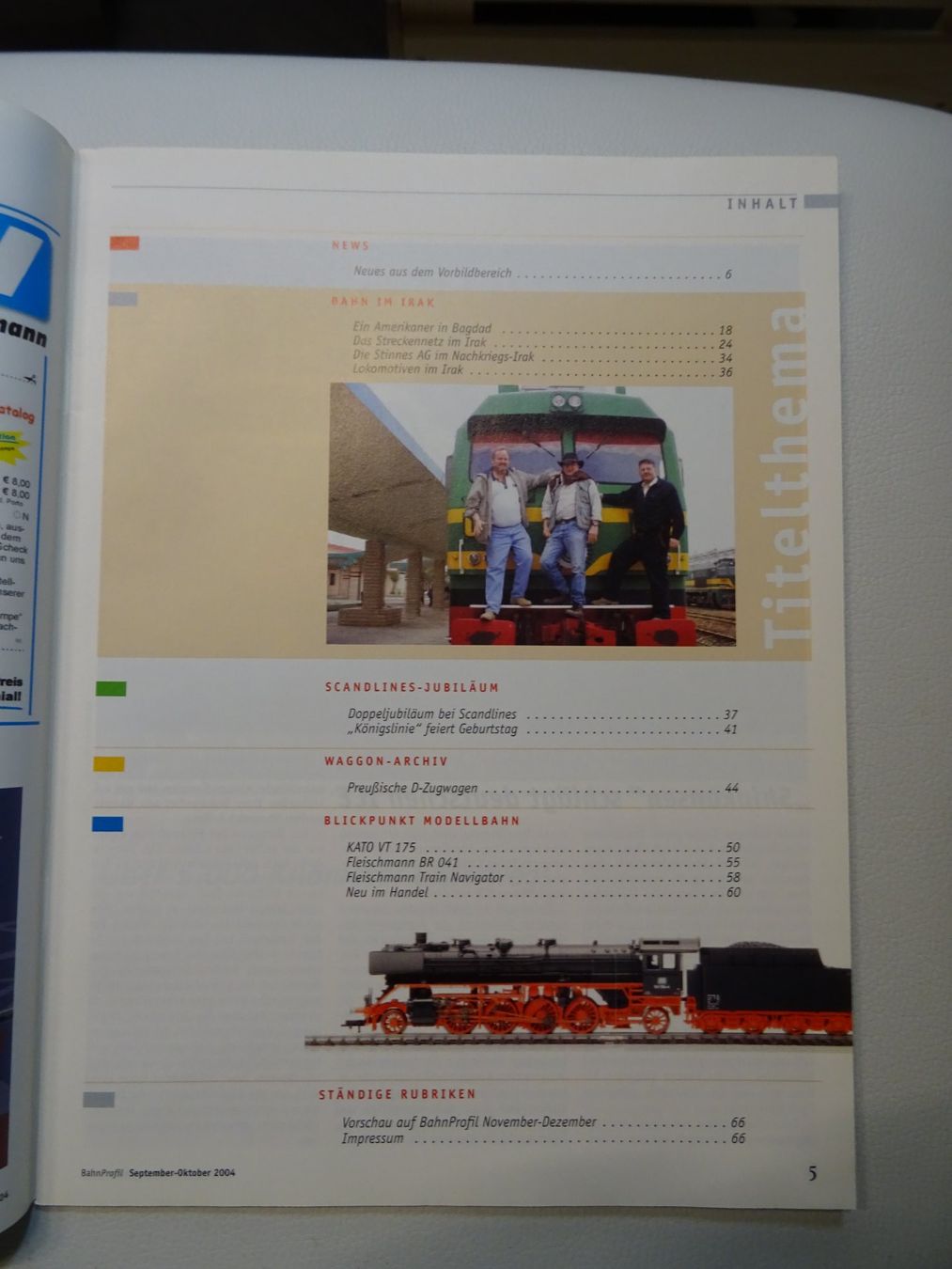 Riviste & Magazine: BahnProfi Magazin 5/2004 Modellbahn Neuwertig – Usato da Teufen AR venduto da Brandan2171 1