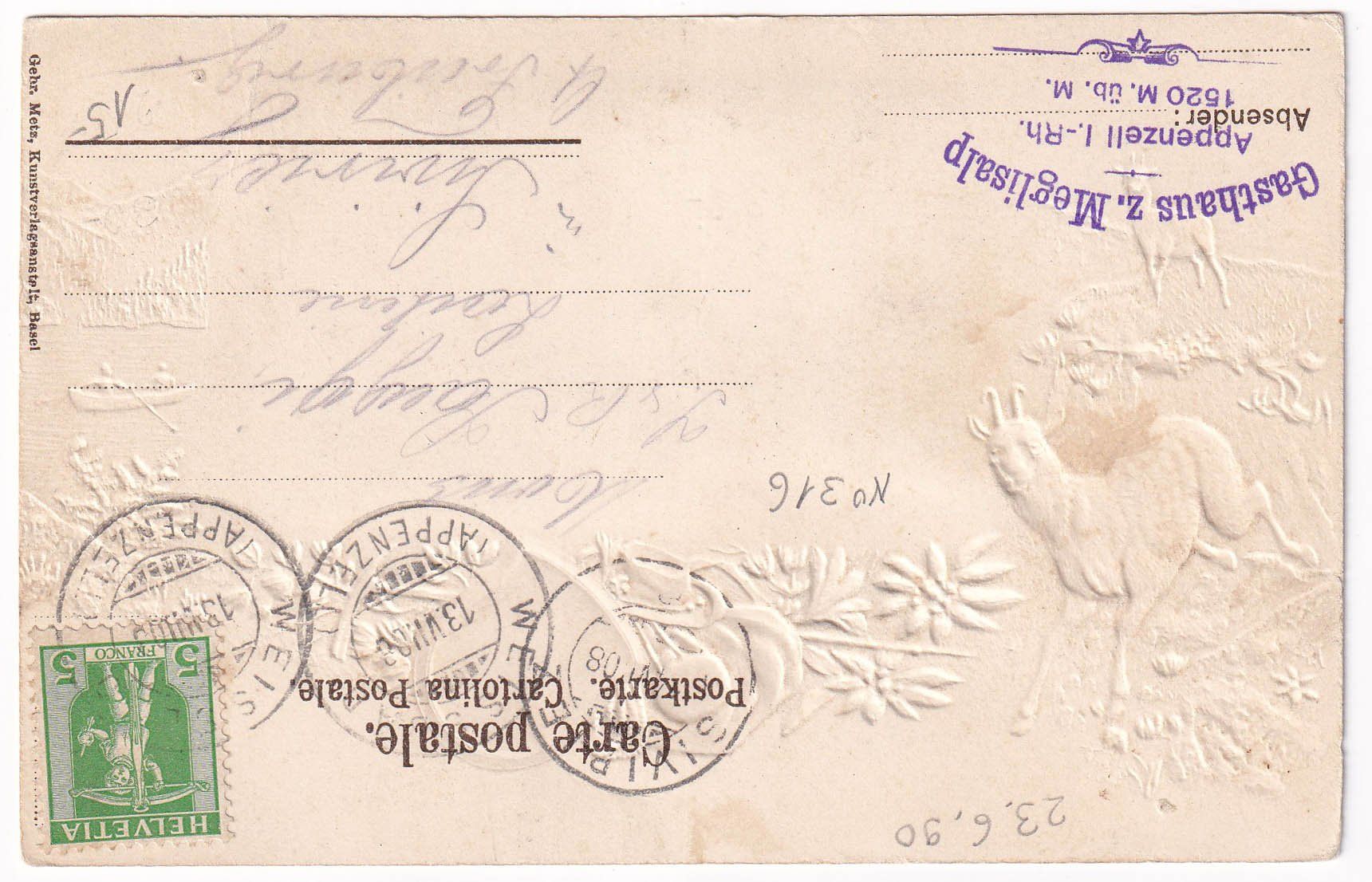 Cartes postales: Säntis Meteorologische Station  1908 – D'occasion à Cormoret par Pascalll2001 1