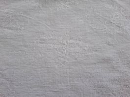 Alter Duvetbezug, 172 x 125 cm, mit Blumenmuster, weiss