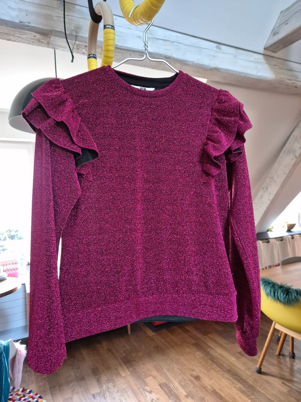 Next Maglioni & Felpe: WE shiny fushia pullover size S – Usato da Zürich venduto da monadiederich