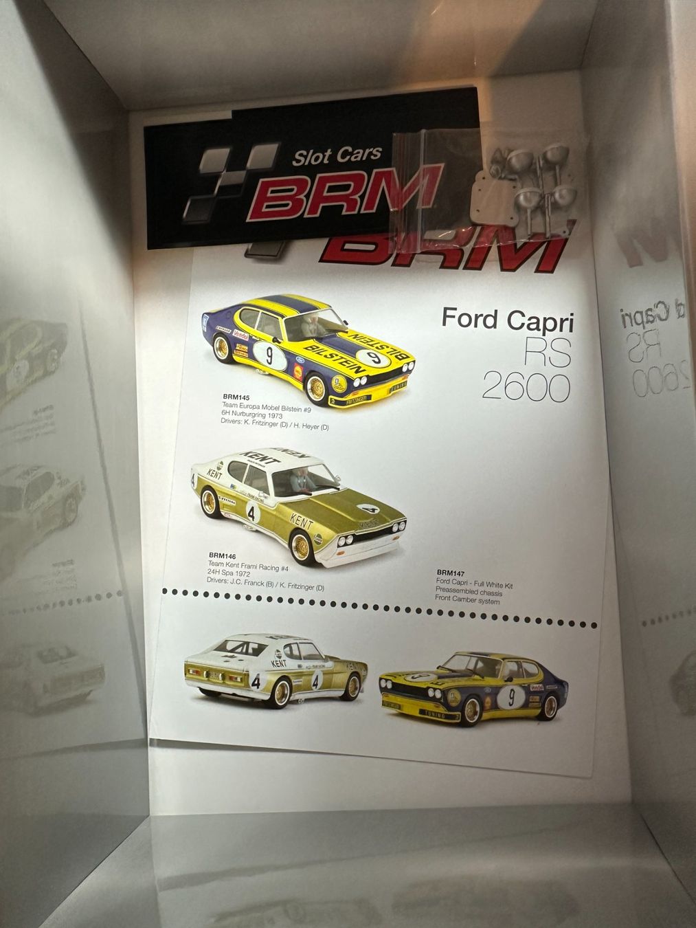 Piste: Slotcar BRM Ford Capri "Kent" – Nuovo e nell'imballaggio originale da Allschwil venduto da dlauti 4
