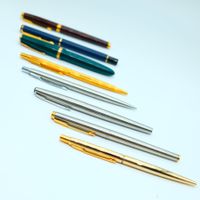 8x Parker Set - Parker Duofold & Sonnet Set 14K