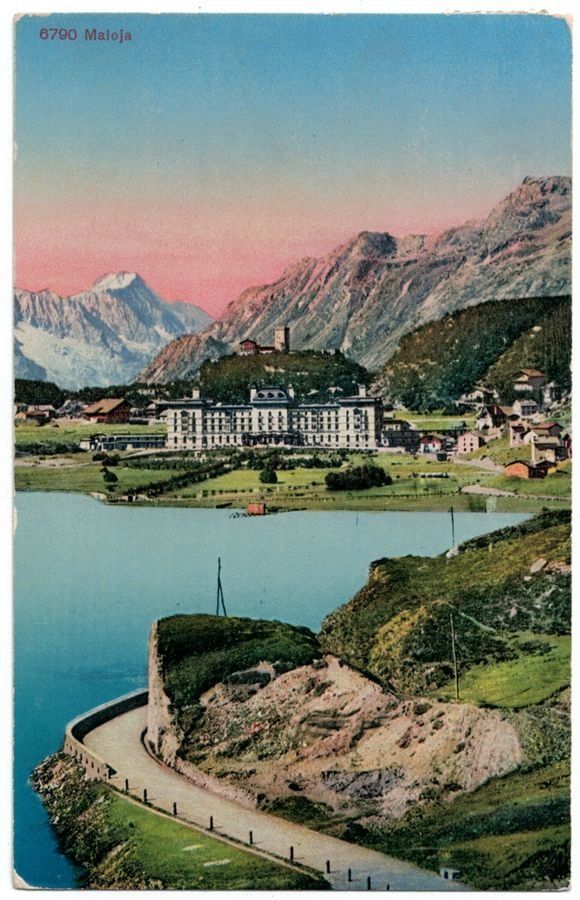 Ansichtskarten: Maloja, Stempel Hotel Schweizerhaus 1951 – Gebraucht aus Frauenfeld von POML