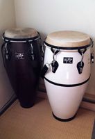 Afro Conga Trommeln, weiss und dunkel, Sommer-Rhythmus! 🥁