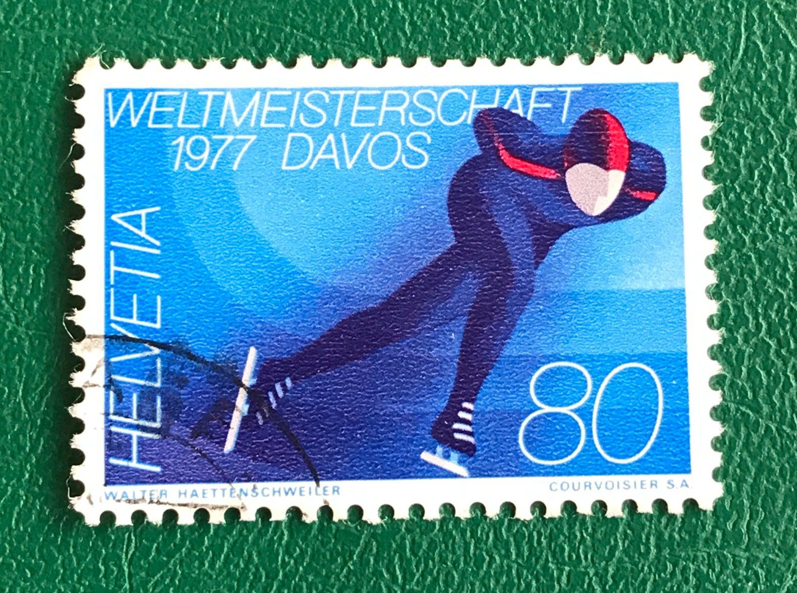 Tutti i francobolli: Nr.581 mit Stempel Eisschnellauf-WM 1976   – Usato da Aarau venduto da Billa007