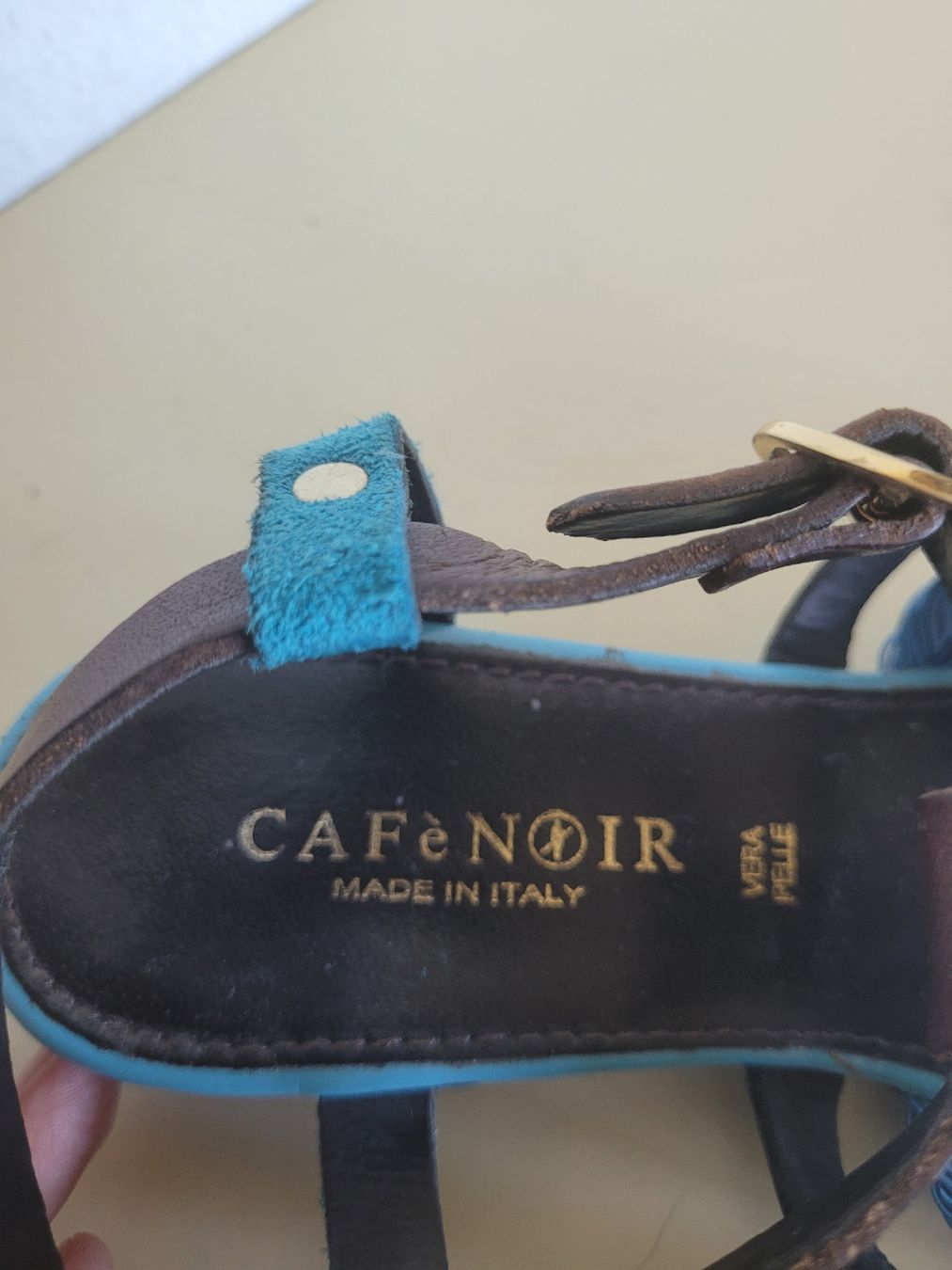 Scarpe da donna: Café Noir Leder-Sandale – Usato da Luzern venduto da Verena33 4