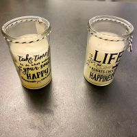 2er Set Kerzen im Glas, Deko für gemütliche Stunden!