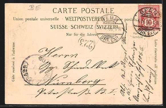 Cartes postales: Wengernalp, Ortsansicht mit Jungfrau, li – D'occasion à Berlin par bartko-reher 1