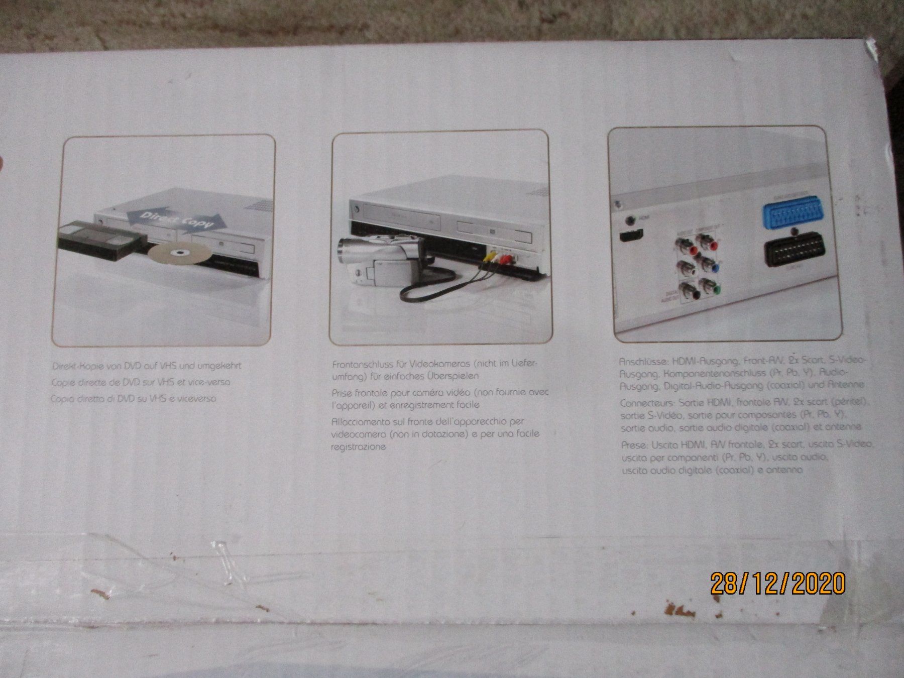 TechLine DVRC 800 DVD / VHS Recorder (Neu (gemäss Beschreibung)) in ...