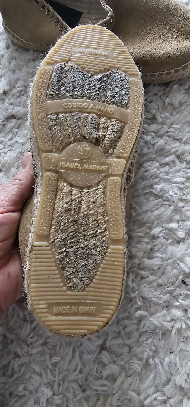 Isabel Marant Scarpe da donna: Isabel Marant Espadrilles Gr. 37, beige, Wildleder – Usato da Riedikon venduto da Winter21. 2