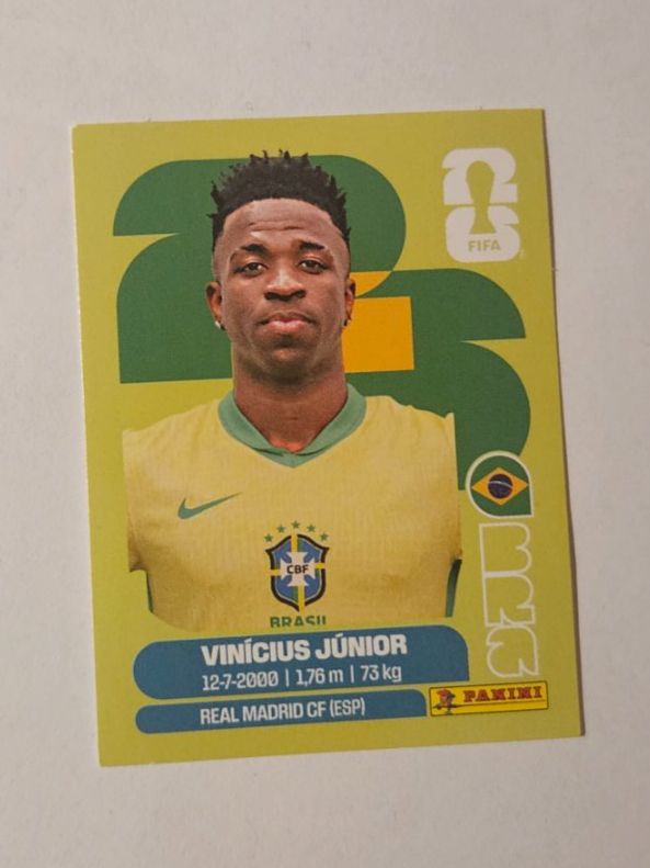 Panini Sammelbilder & Trading cards: Panini 2026 Vinicius Junior BRA 14 – Neu (gemäss Beschreibung) aus Malans GR von Ovi83
