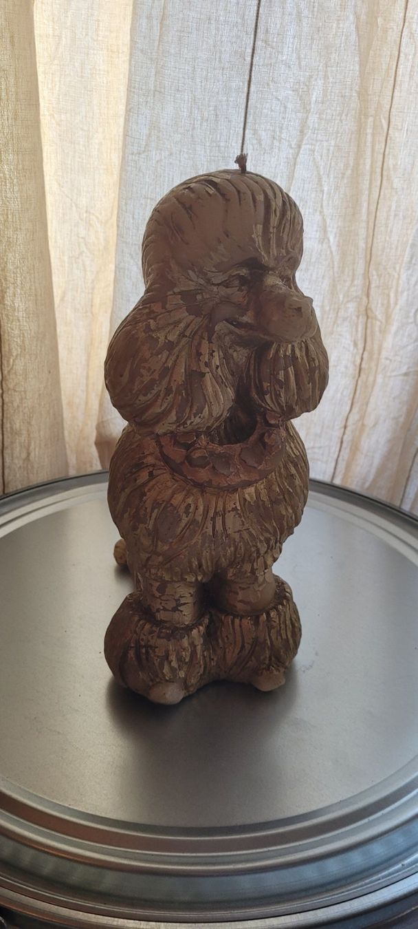 Kerzen: Bougie caniche vintage KITCH – Gebraucht aus Vevey von lba_dd82