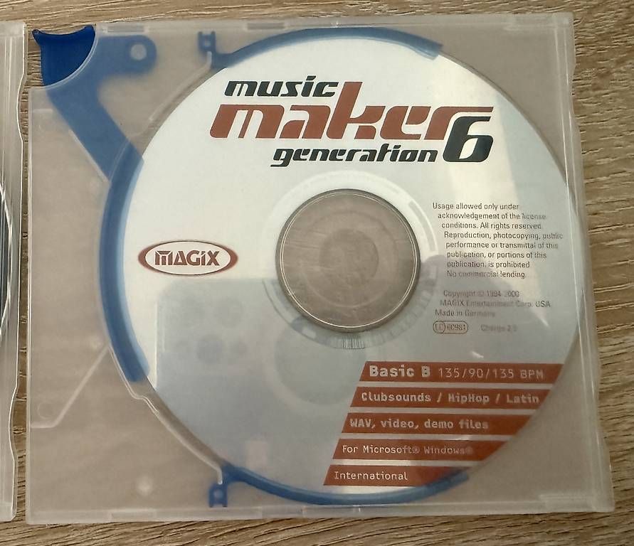 CD: Magix Music Maker - Soundpool Generation 6 – Usato da Zofingen venduto da Kolega01 2