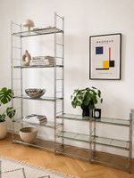 Modulares Balton Design Regal mit Glasablagen