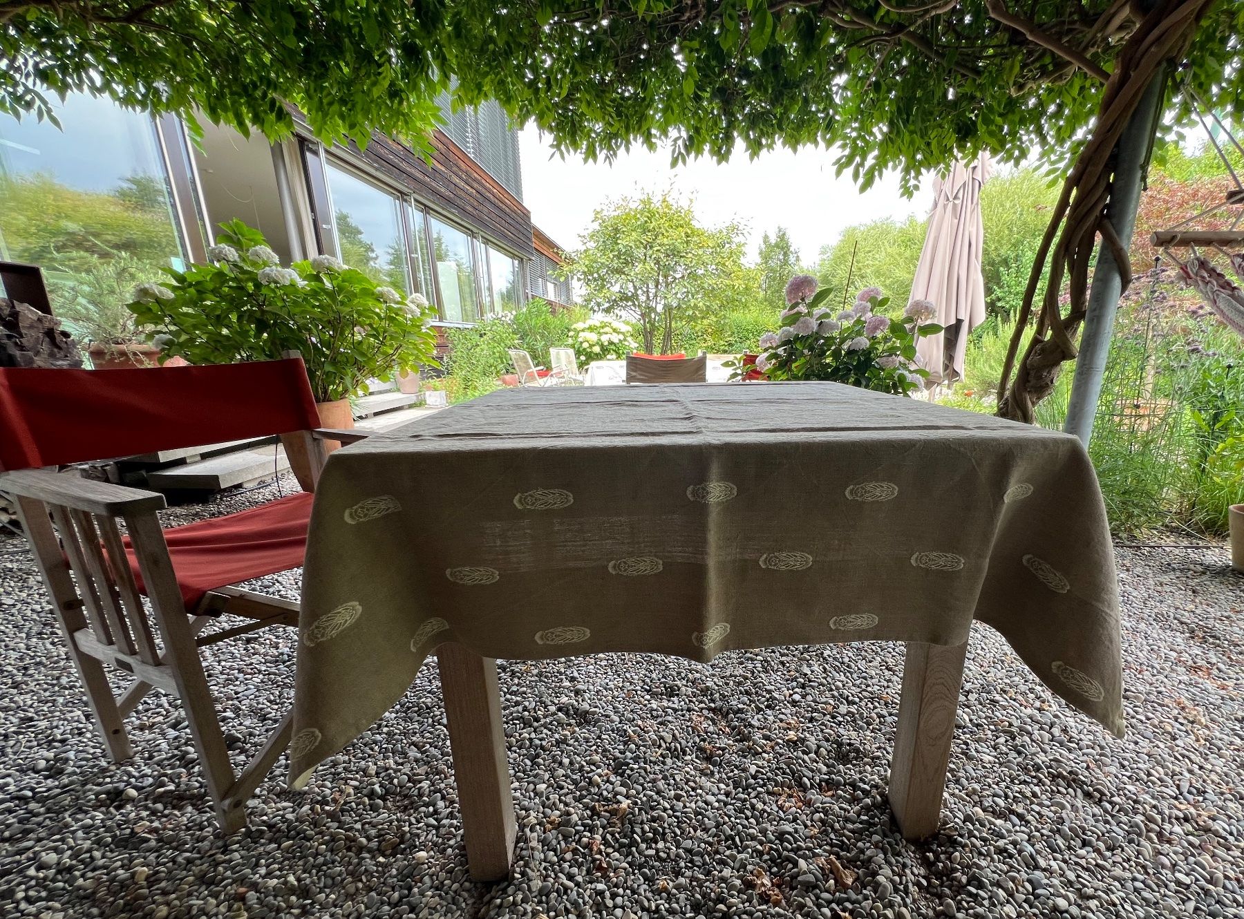 Altra biancheria da tavola: Tischtuch, quadratisch 100% Leinen – Usato da Wädenswil venduto da loswerden 3