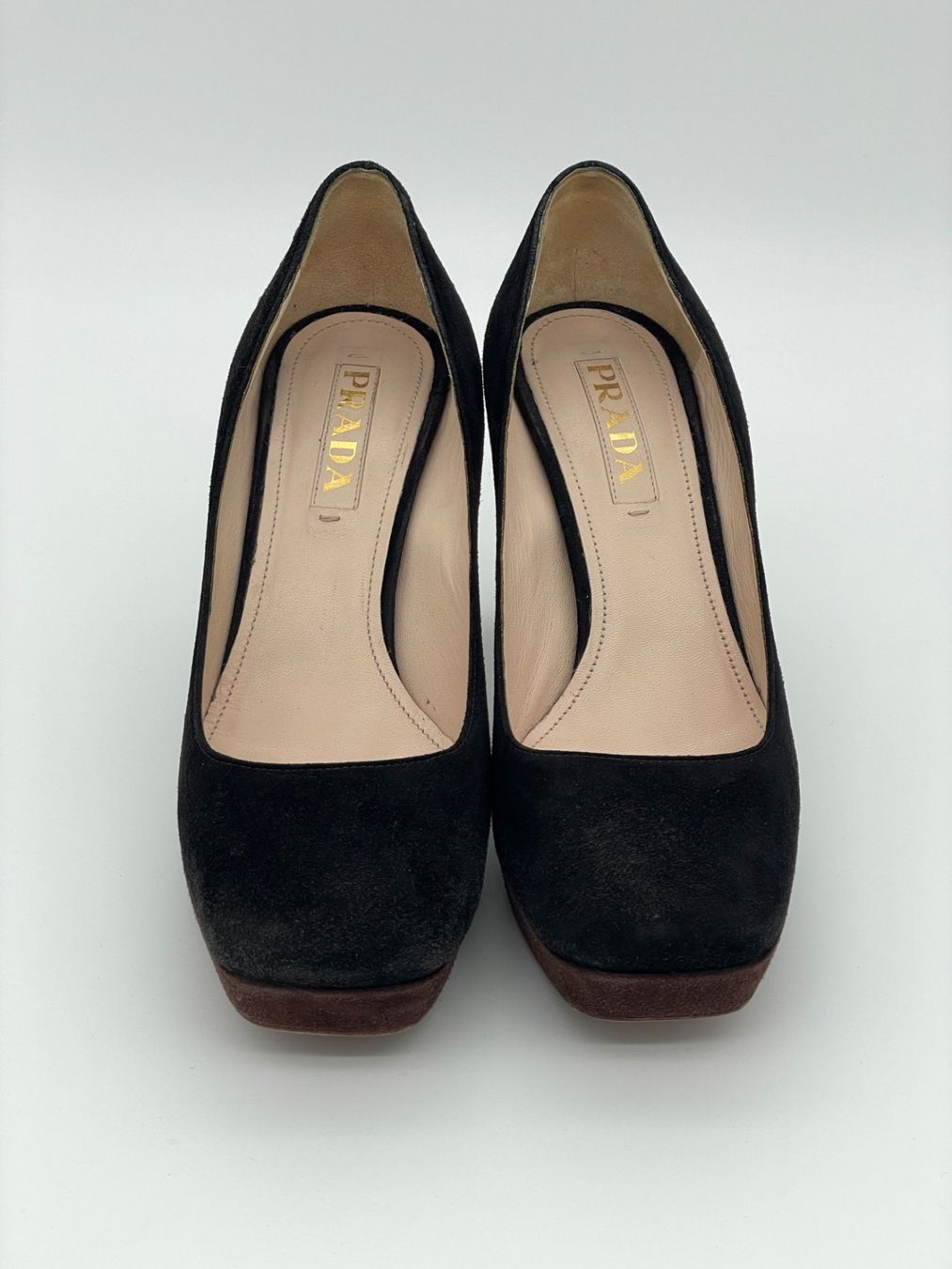 Prada Scarpe da donna: Prada Suede Platform Plateau Pump EU 36.5 Mehrfarbig – Usato da Zürich venduto da shoe_shop 4