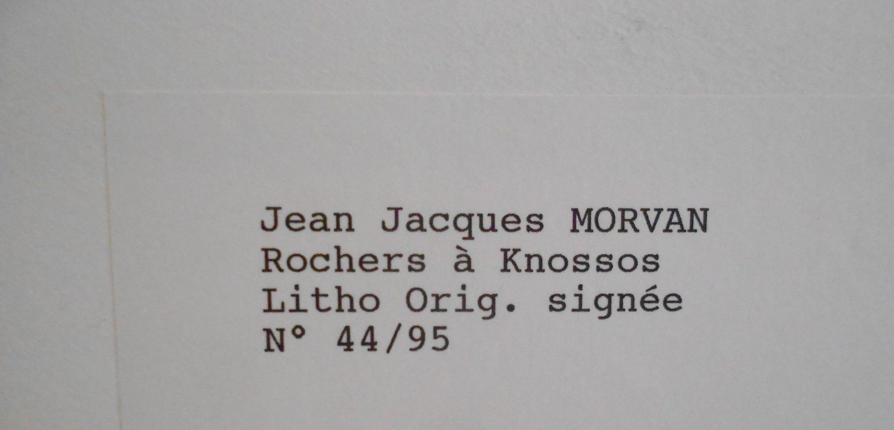 Grafica & Litografie: Neo Expressionismus Jean-Jacques Morvan (1928-2005) 1966 – Usato da Dübendorf venduto da ArtExpression 6