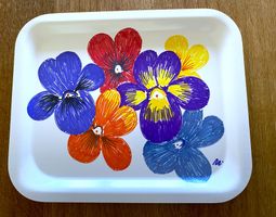 vintage PLATEX Les Rasses - Schweiz - Melamine Serviertablet