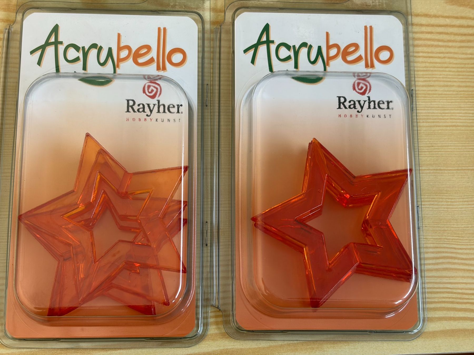 Tutte le decorazioni: Acrybello - Sterne – Nuovo e nell'imballaggio originale da Orpund venduto da Shivatiger