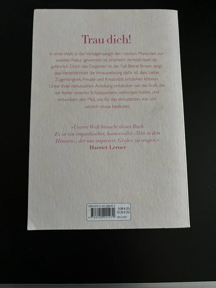 Libri: Verletzlichkeit macht stark – Nuovo (secondo la descrizione) da Amriswil venduto da SCHLOSSGEISTLI 2