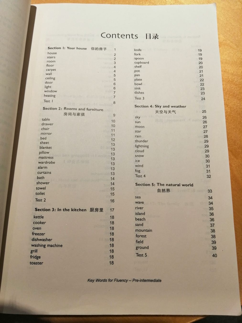 Libri: Chinesisch Vokabelbuch Key Words for Fluency – Usato da Honau venduto da holunder3 7