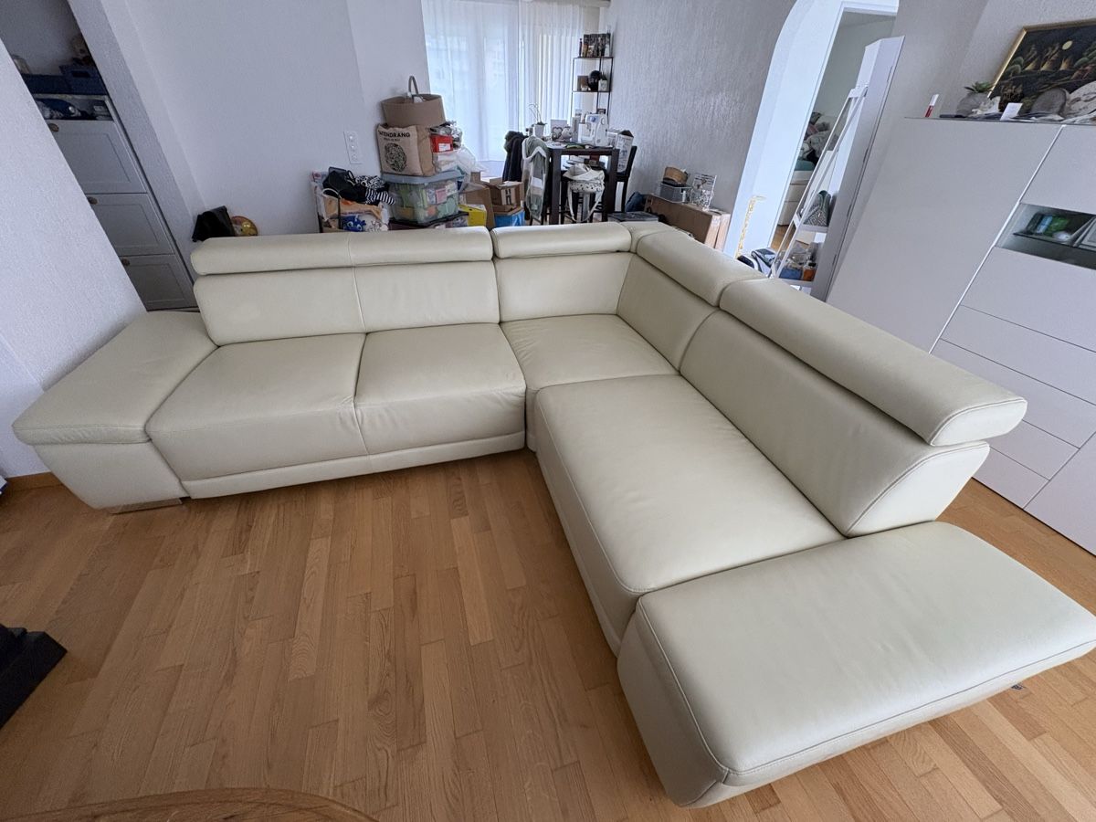 Divani: Echt Leder Ecksofa, mit kleiner Bettfunktion – Nuovo (secondo la descrizione) da Jona venduto da Mia94 1