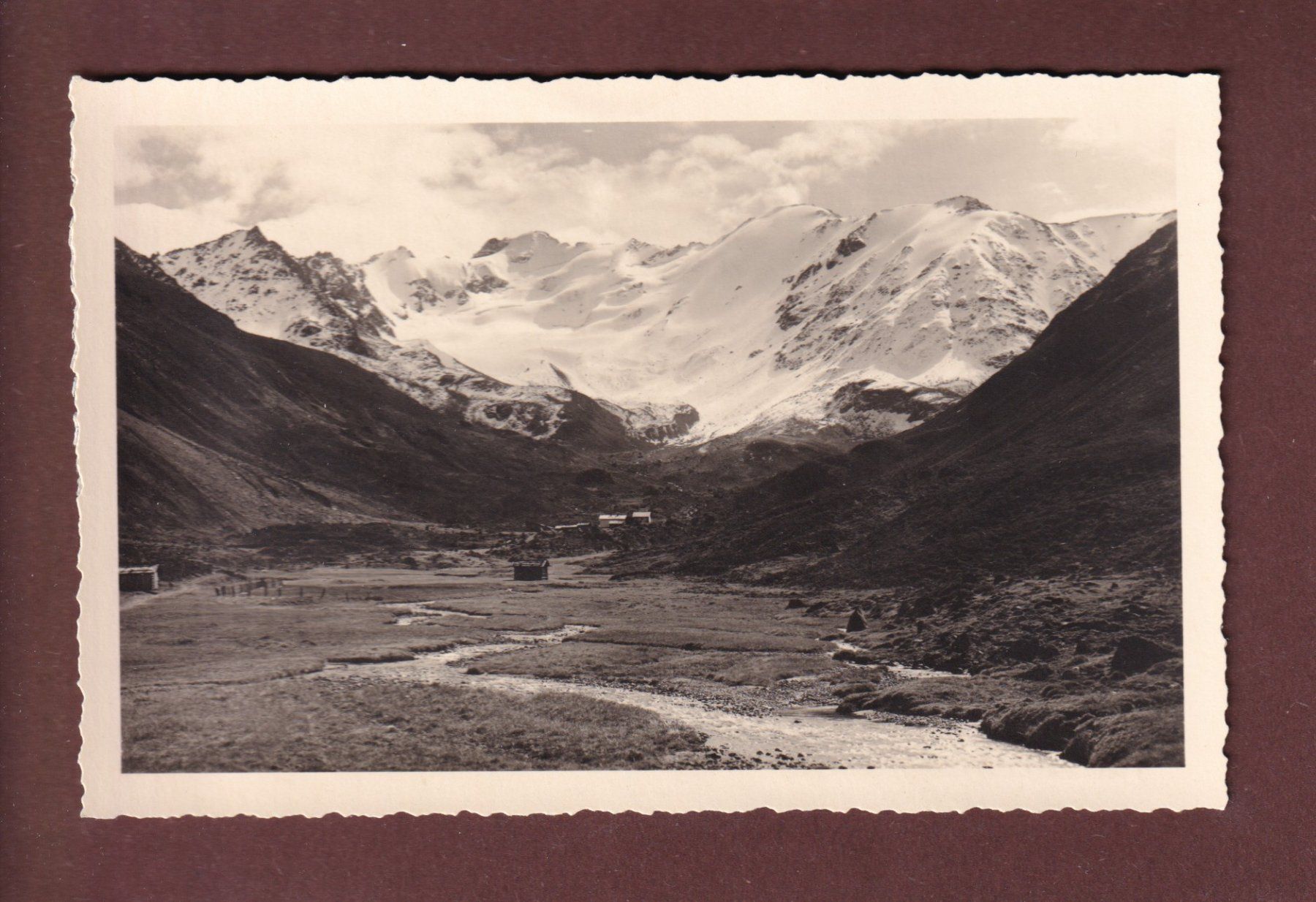 Cartes postales: DAVOS-DISCHMA - Dürrboden mit Scaletta-Gletscher – D'occasion à Pully par nicecards-shop