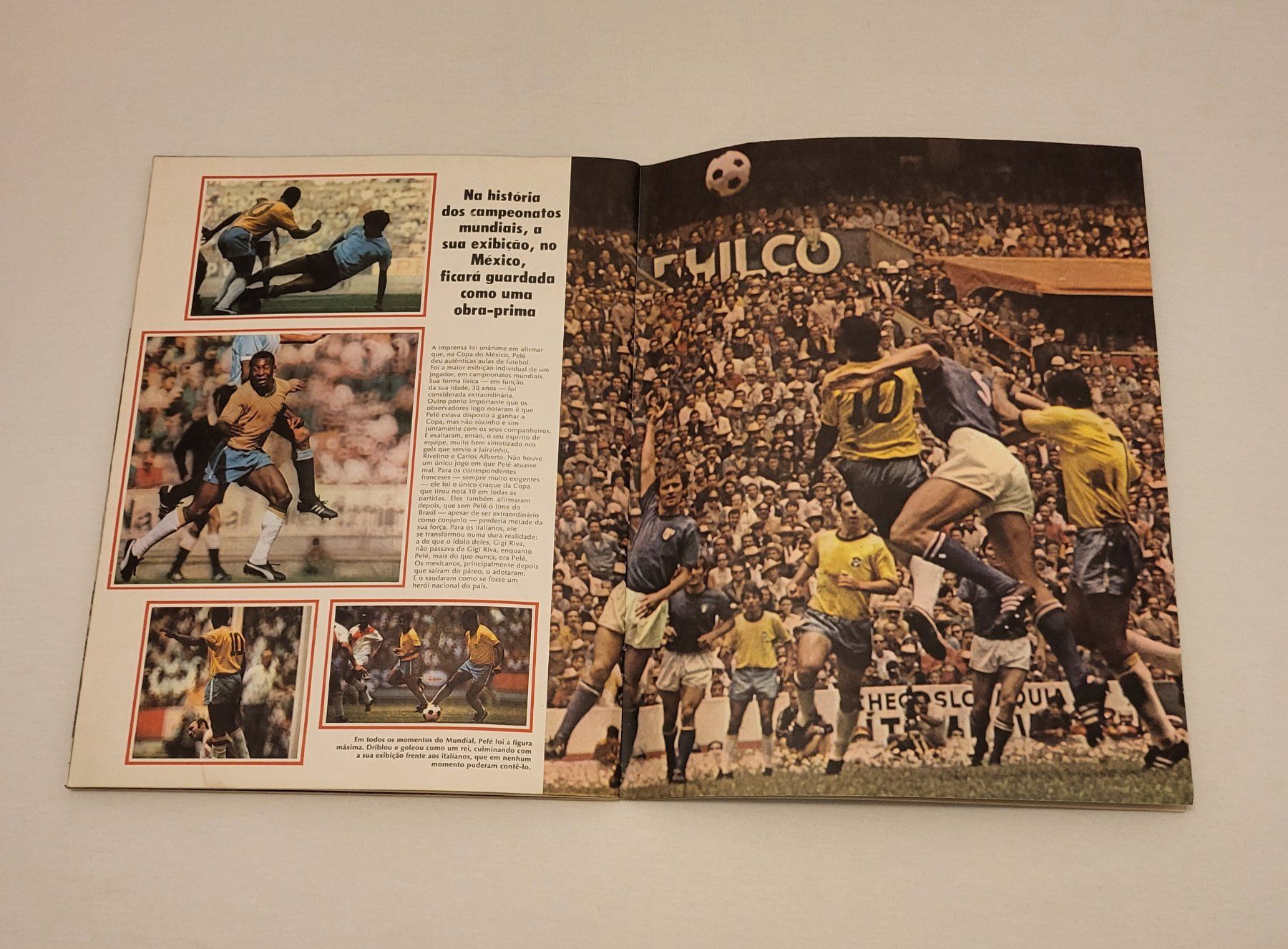 Autografi: Pelé => Manchete - Vida e gloria de Pelé mit Platte – Usato da Zürich venduto da Roberto040 5