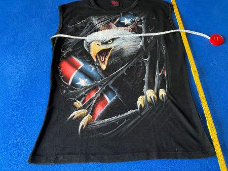 CSA für Südstaaten Confederate USA Fans T-Shirt schwarz, XL