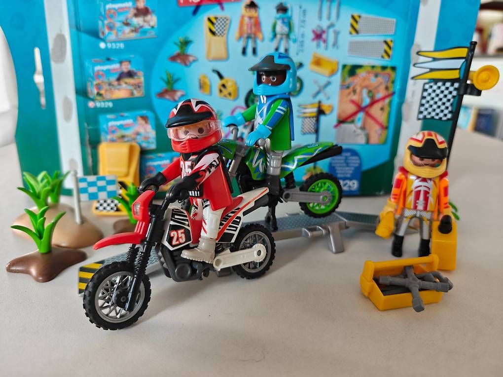 Spielzeuge: Playmobil 9329 Motocross Set – Gebraucht aus Niederlenz von Tom-U 1