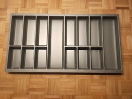 Besteckeinsatz Neu in Anthrazit für 900mm Besteckschublade.