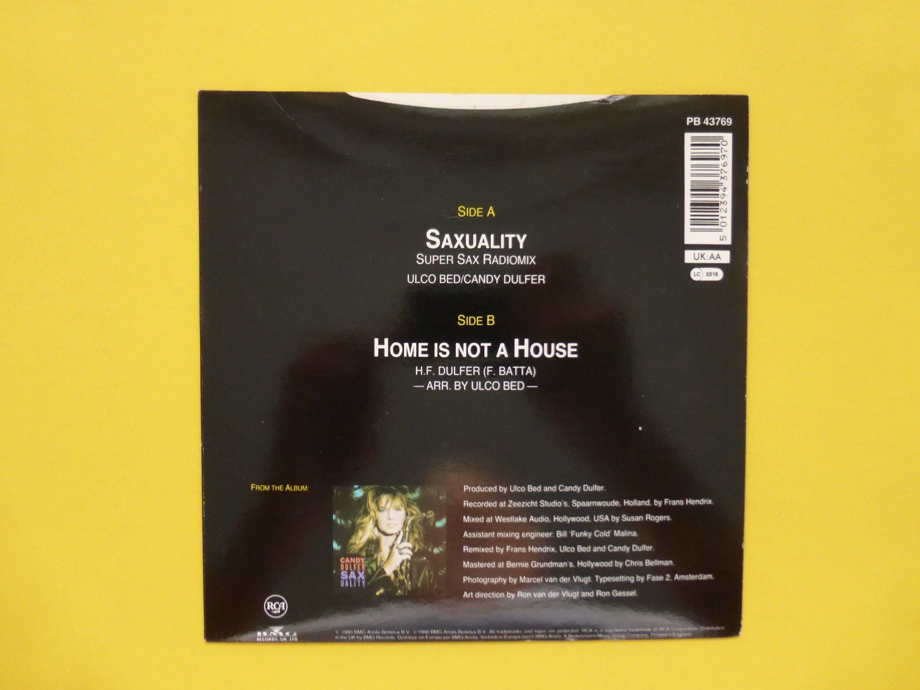 Schallplatten: Candy Dulfer – Saxuality – Gebraucht aus Zürich von Swiss57 1