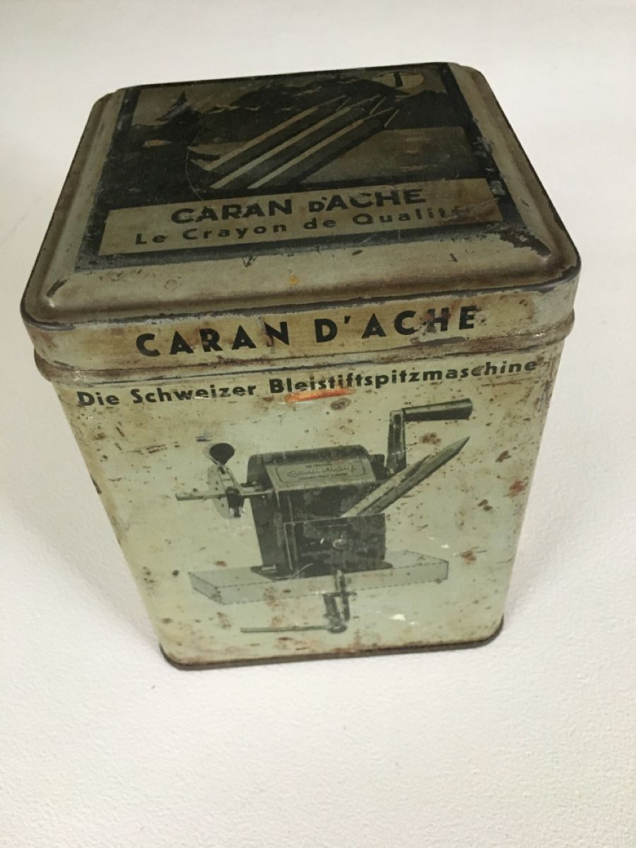 Caran D'Ache Crayons, crayons de couleur & craies: Alte Blechbüchse Caran d‘Ache – D'occasion à Grellingen par Toyhamster