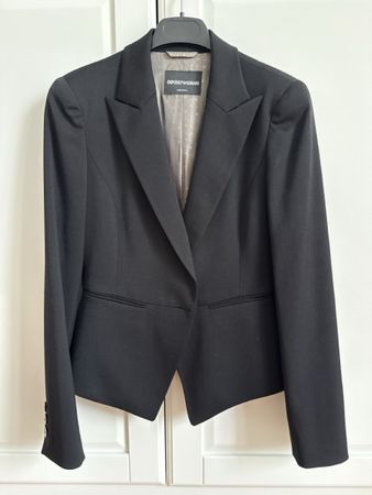 Emporio Armani Black wool Blazer  