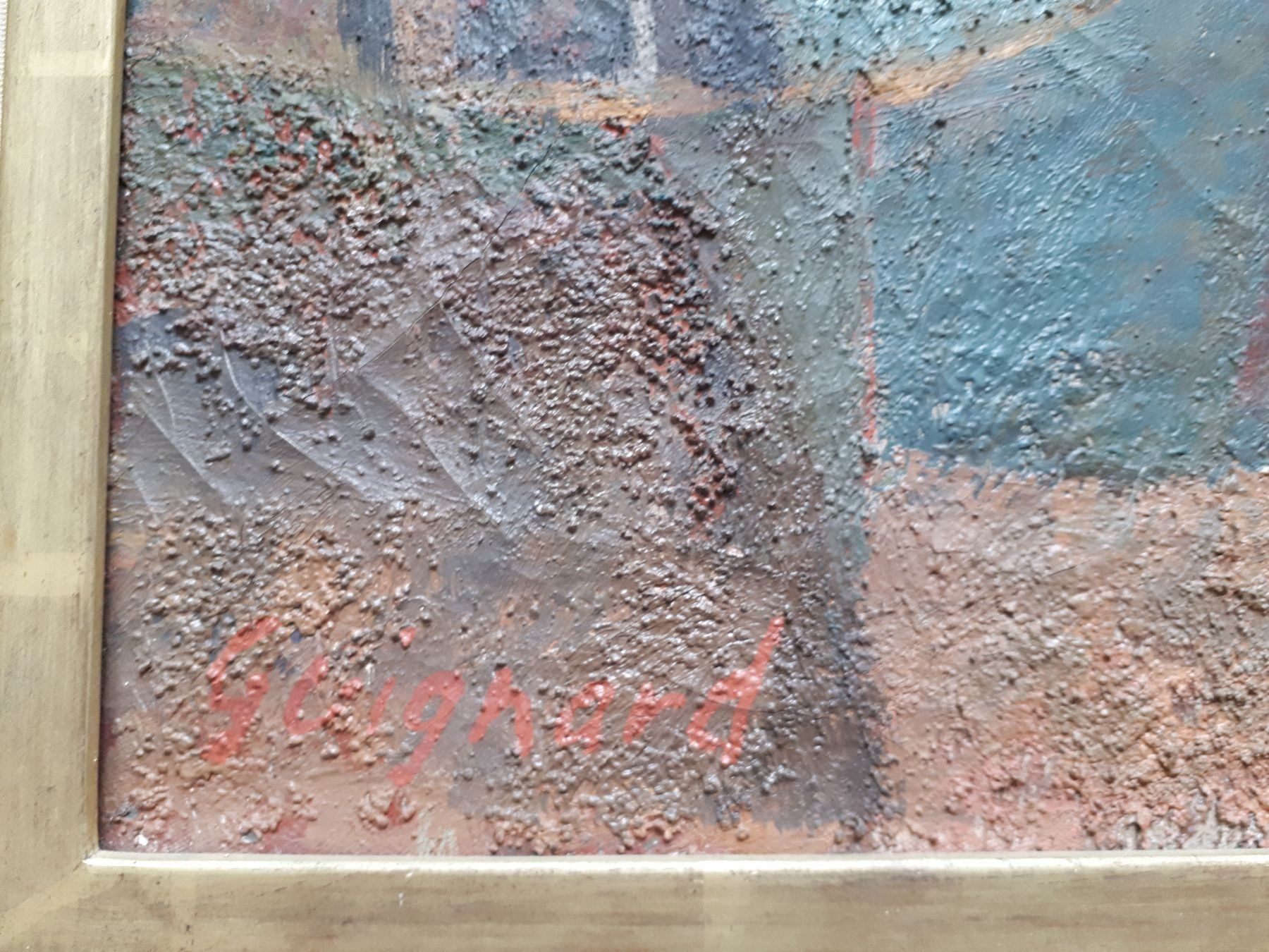 Dipinti: Ölbild "Grachten" von Roland Guignard – Usato da Dielsdorf venduto da anabur 7